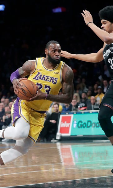 Nets hold off Lakers to extend winning streak to 6 games